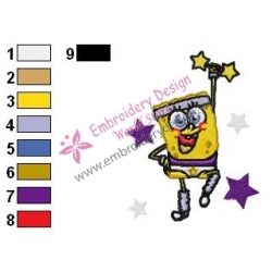 SpongeBob SquarePants Embroidery Design 36